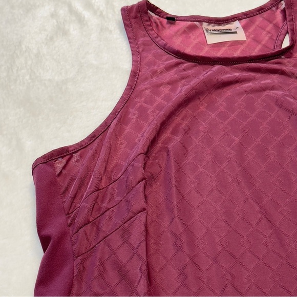 Gymshark Women’s Deep Burgundy Racer Back Tank Size Small - Picture 3 of 8